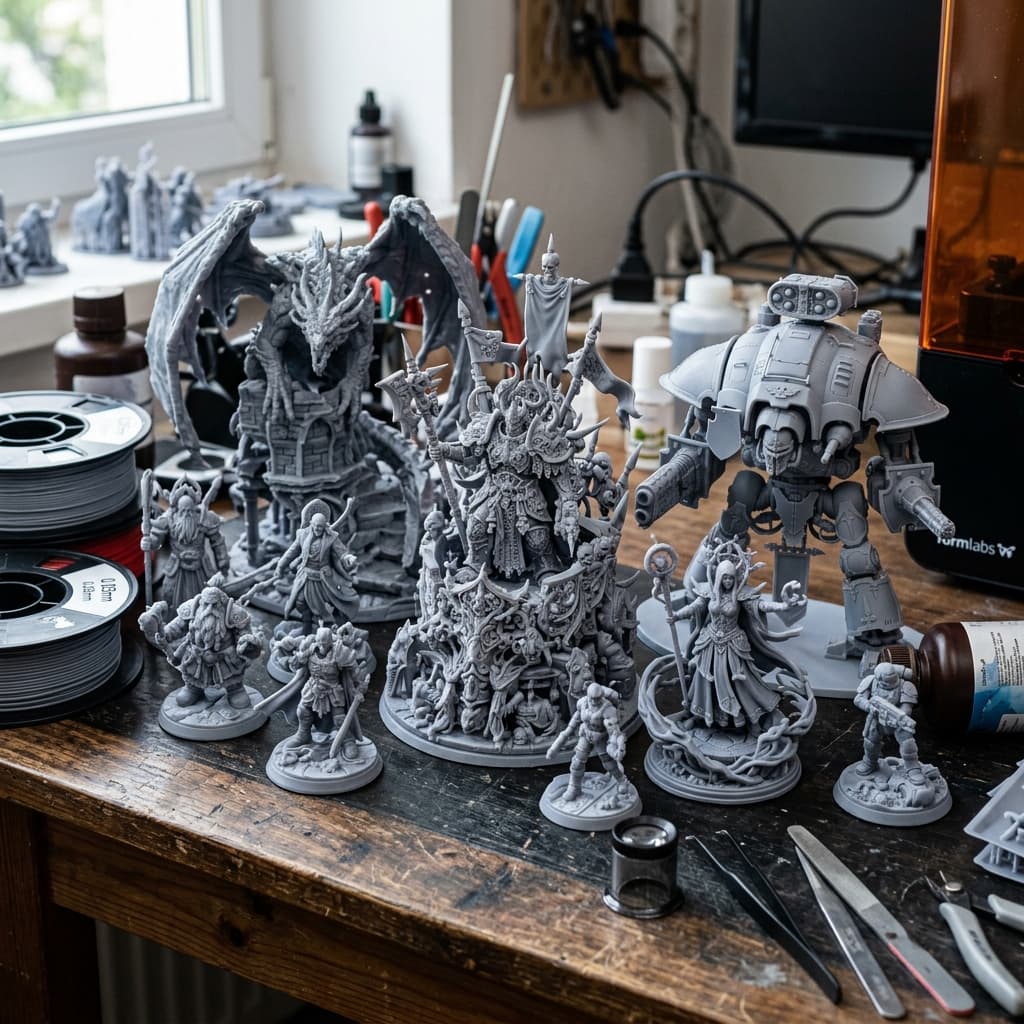 Display miniatures